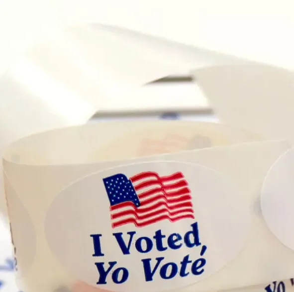Register to vote - I voted stickers