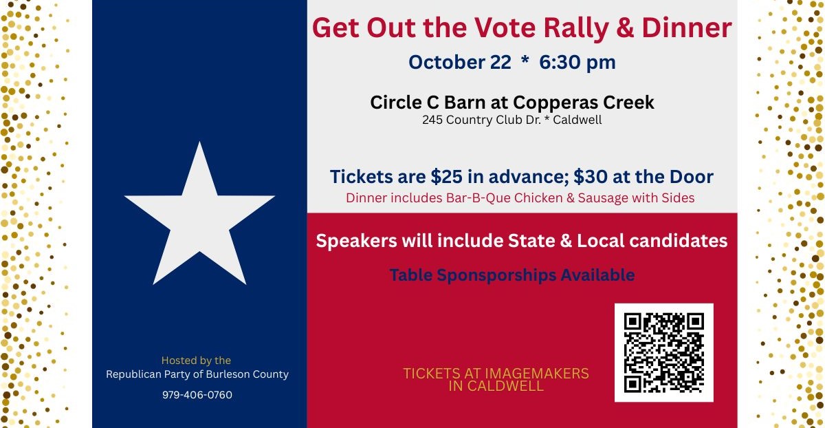 Get Out the Vote Rally & Dinner – 1